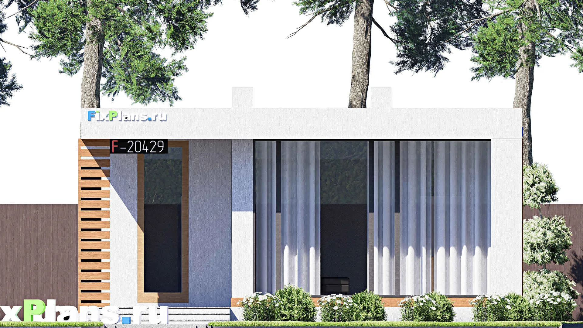 F-20429 - Проект бани 9 на 9, площадью 60 м² 