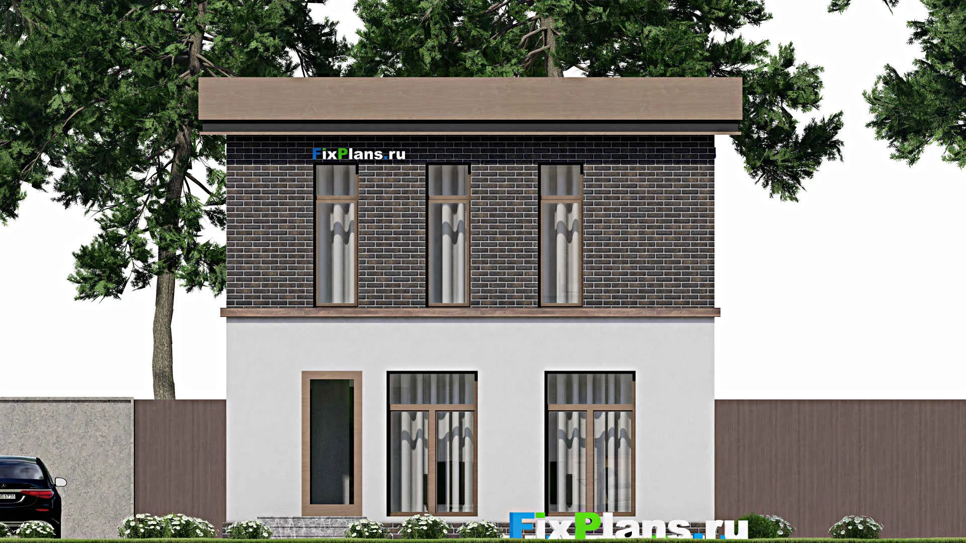 F-6137 - Проект двухэтажного дома 9 на 12, площадью 150 м² с 4 спальнями